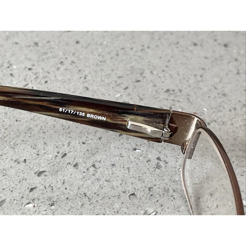 Valerie Spencer 9189 BROWN 51-17-135 Metal Full Rim Eyeglasses Frames ONLY